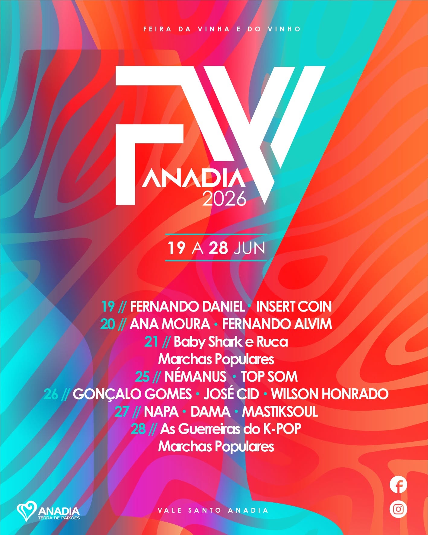 cartaz Feira Vinha e do Vinho Anadia