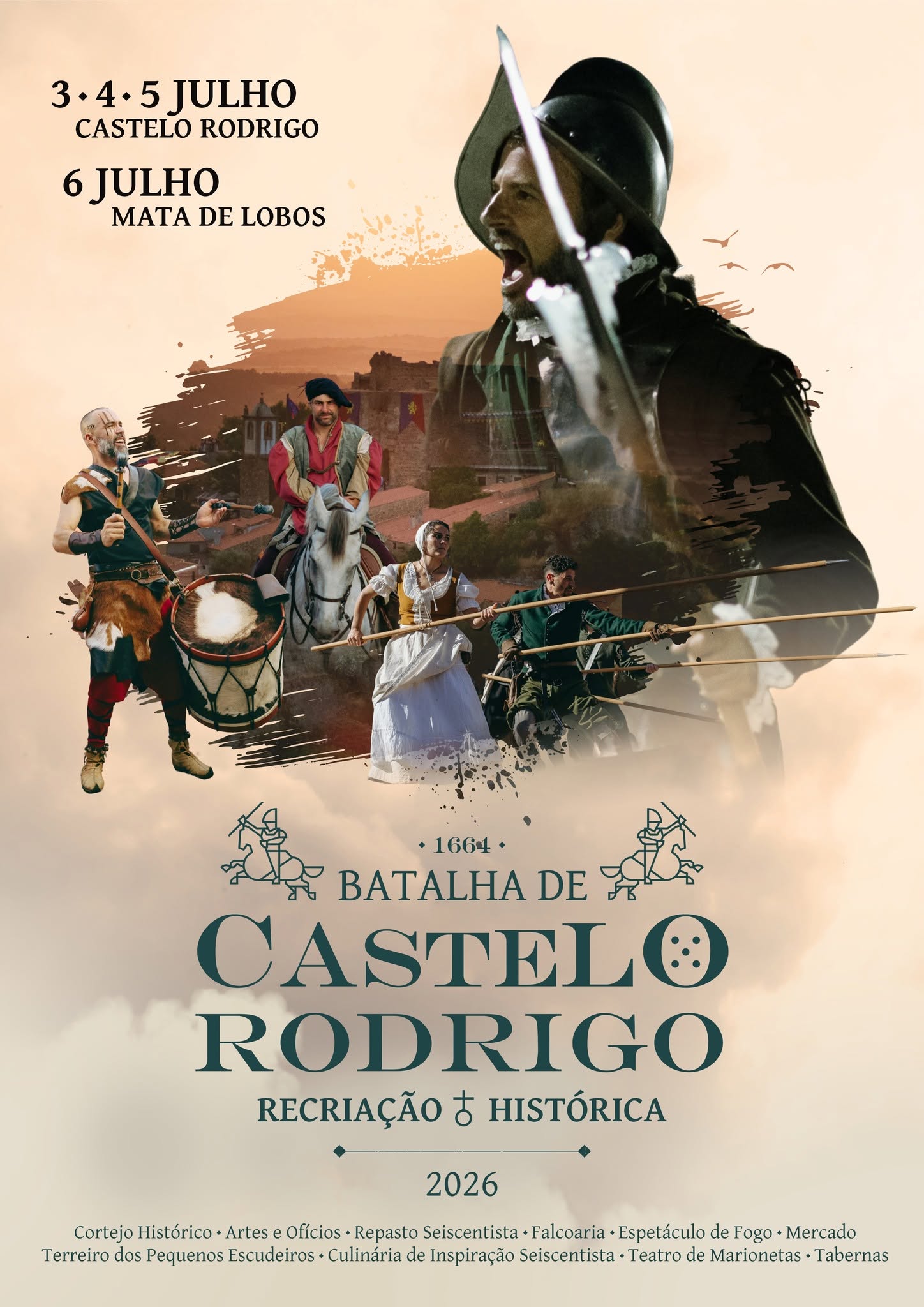 Cartaz Recriação da Batalha de Castelo Rodrigo